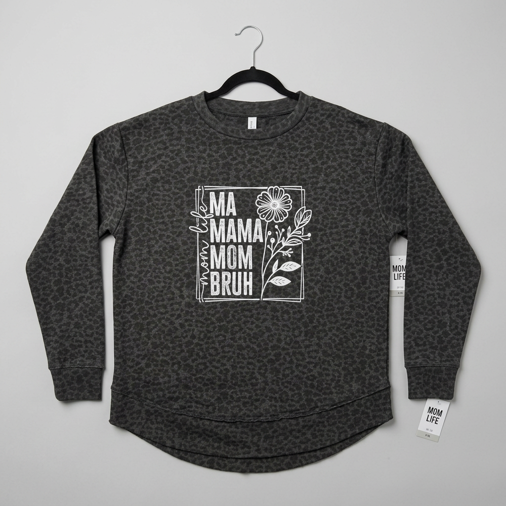 Ma, Mama, Mom, Bruh Sweathshirt